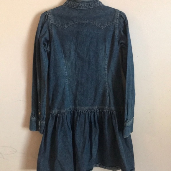 RALPH LAUREN TODDLER JEAN DRESS 6X - Picture 7 of 7